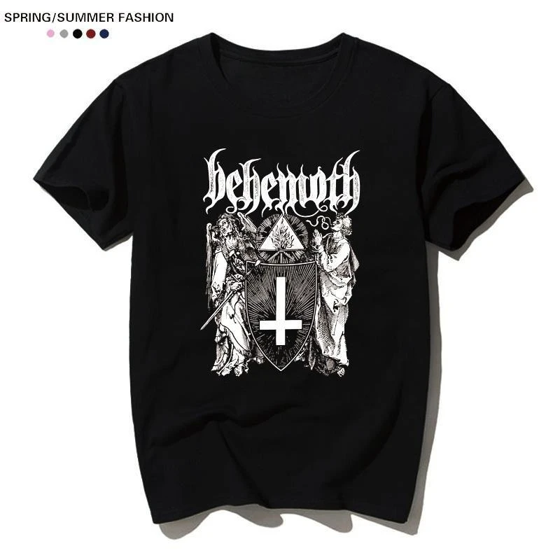 

Spring and Summer Gothic American Casual Men's Cotton Short Sleeve T-Shirt Trendy Brand Fashion Ins Super Fire Versatile Couple