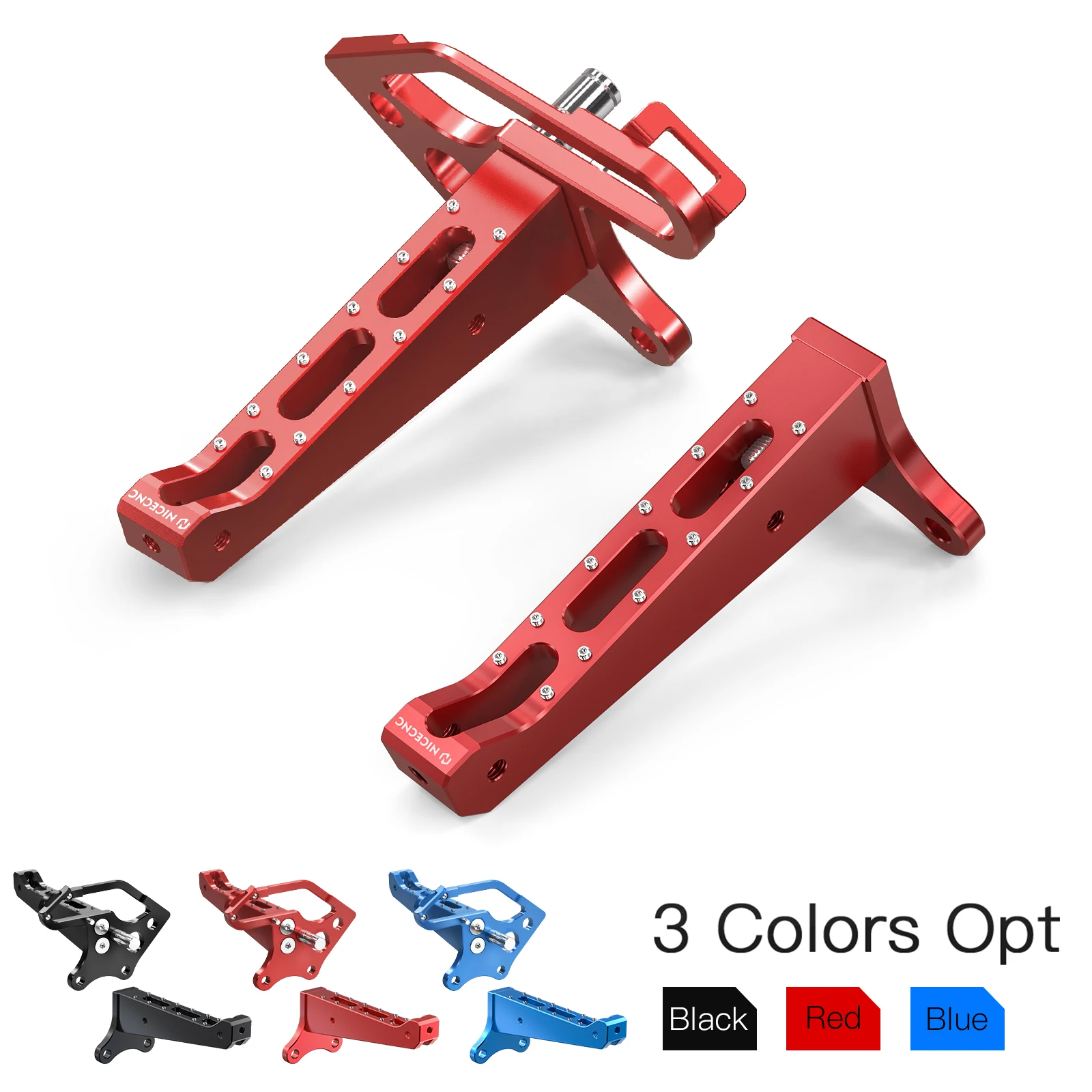 

For Blaster200 ATV Footpegs Footrest Pedal Aluminum For Yamaha Blaster 200 YFS200 1988-2006 ATV Accessories