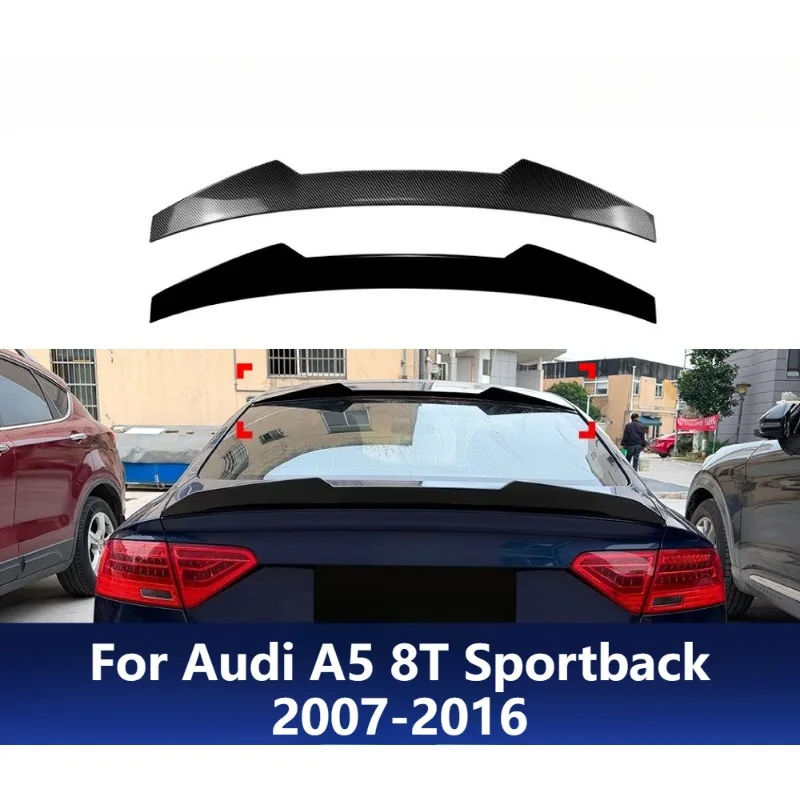 

For Audi A5 8T Sportback 2007-2016 Four Door Coupe Roof Spoiler Rear Wing Styling Exterior Upgrade Modification Accessories