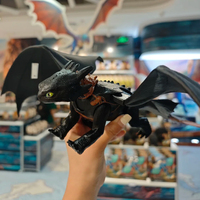 Disney How To Train Your Dragon 3 Toothless Light Fury Night Fury PVC Can Move Collectible Action Figure Toys for Children Gift'