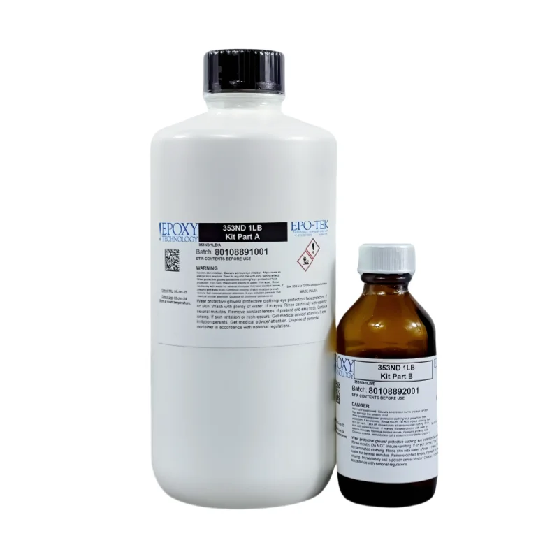 الأصلي EPO-TEK 353ND ارتفاع درجة الحرارة الايبوكسي لاصق 1LB/مجموعة لاصق بصري علاج سريع للسيراميك الزجاجي المعدني