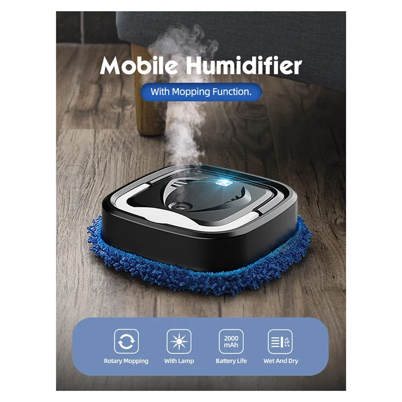 주방 가전 전기 걸레 로봇 가습 기능 포함 전기 걸레 로봇