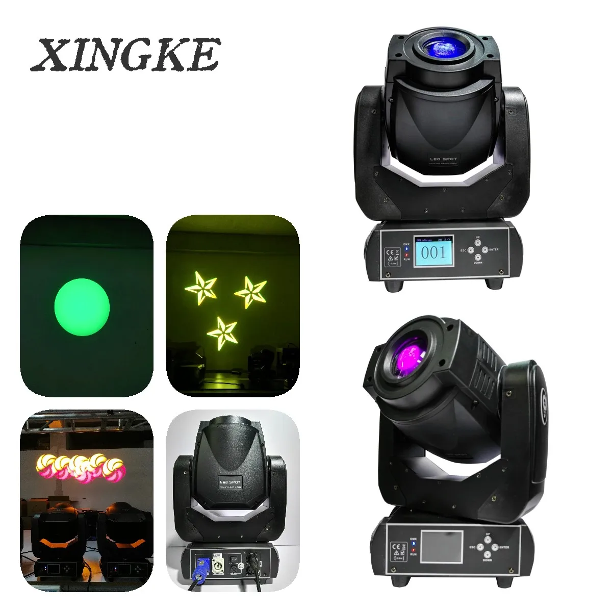 2Pcs/Lot led moving head 90w moving head spot /led spot light moving head light for party