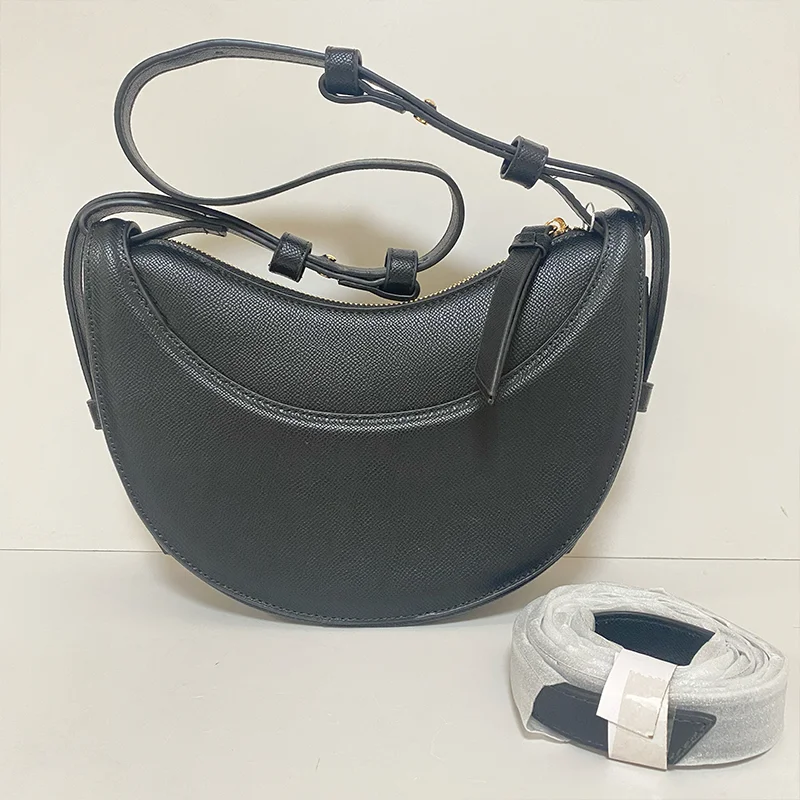 

Новая модная женская сумка-полумесяц из искусственной кожи, ретро-сумка «облако», люксовый дизайн, повседневная женская сумка через плечо 2026 года