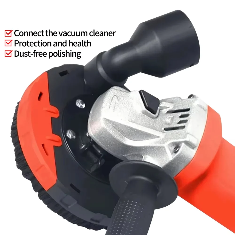 

100/115/125/150 Angle Grinder Dust Cover Surface Grinding Cutting Dust Shroud Concrete Stone Dust Collection Cover