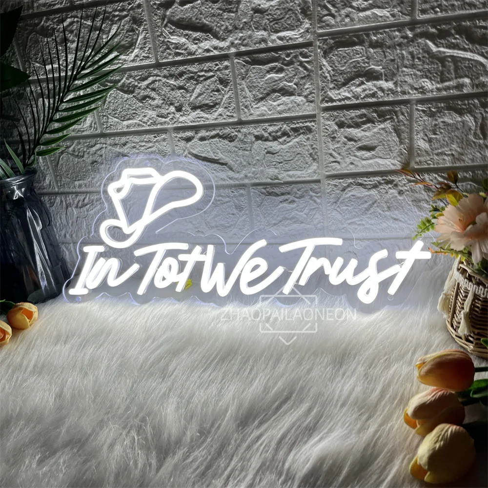 

In Tot We Truth Светодиодная неоновая вывеска Вечеринка Украшение спальни Неоновые огни Вывеска Домашняя комната Настенный декор Неоновые ночные огни USB Подарки
