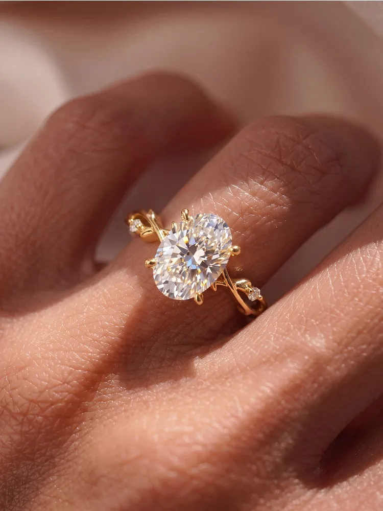 Eleganter, modischer Zirkonring mit Rankenmuster für Damen, 925er Sterlingsilber, Jubiläums-, Hochzeits-, Luxus-, Hochwertiger Schmuck – Detail 3