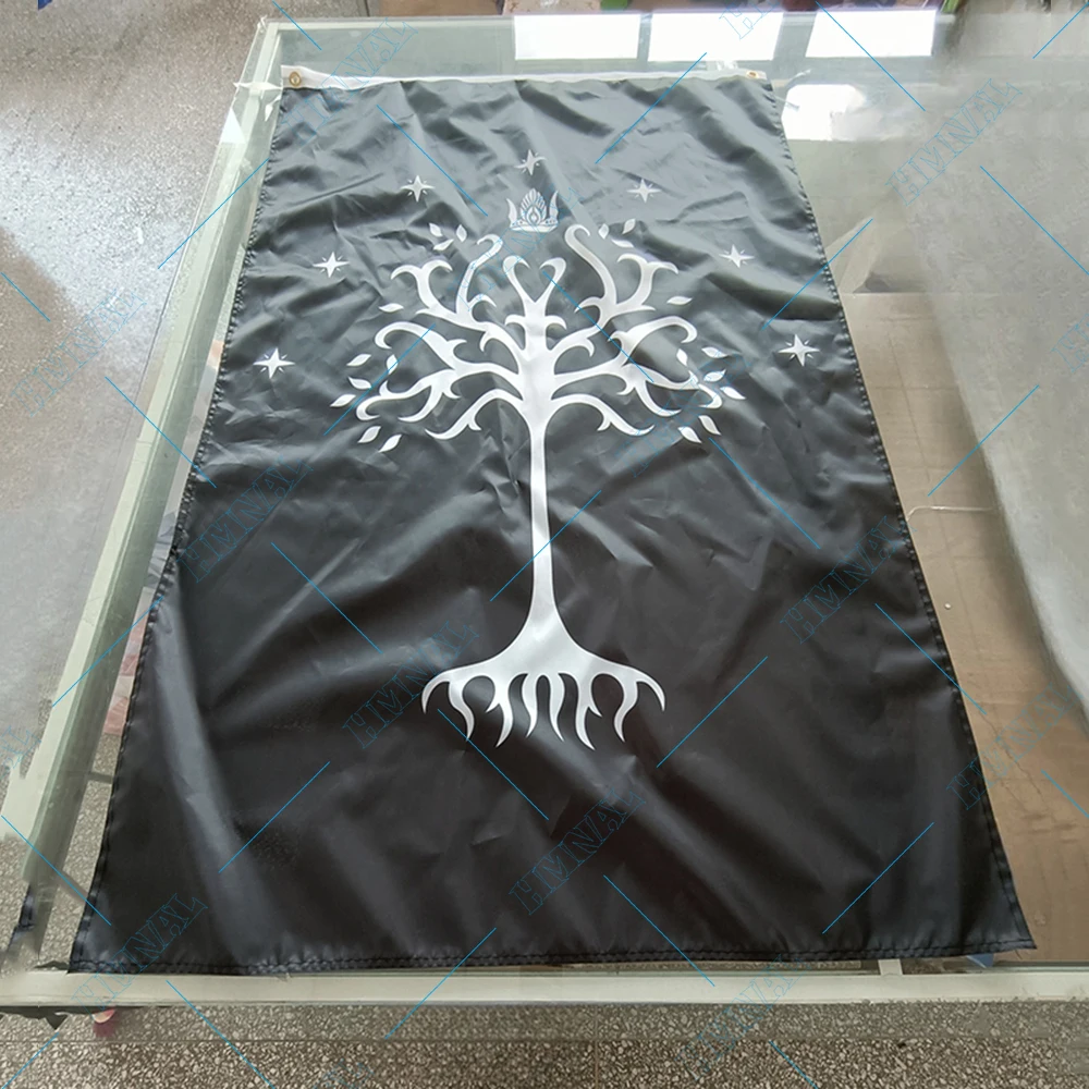 3x5ft White Tree of Gondor Flag Banner