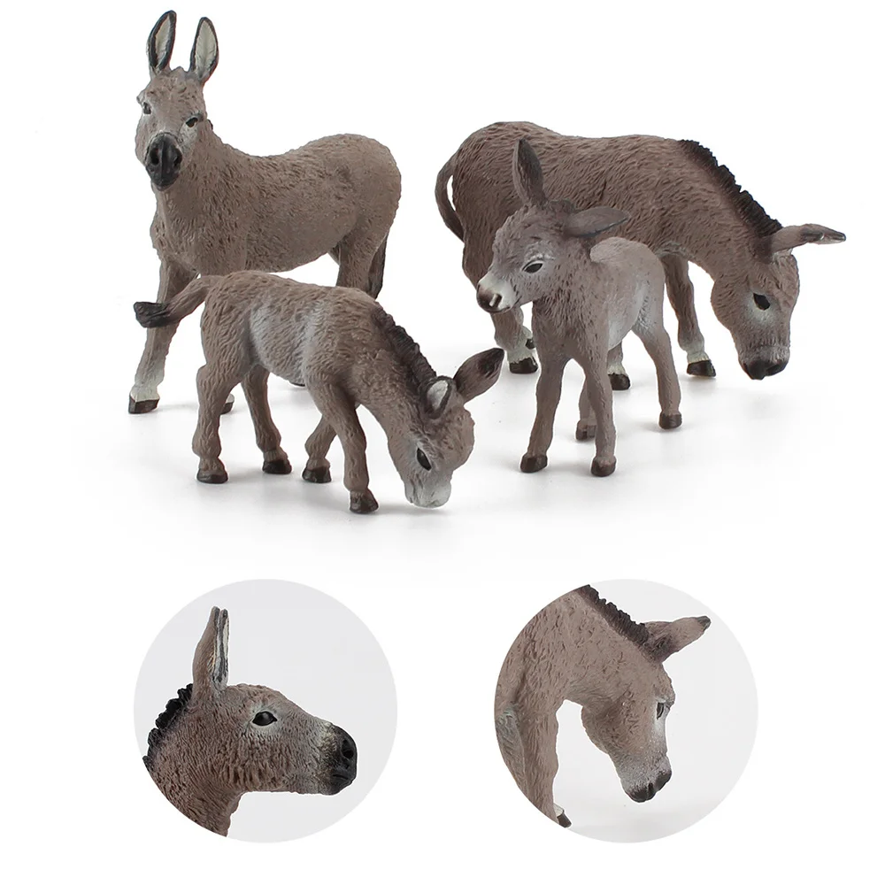 Animali di simulazione in plastica Figura Giocattoli Regali per bambini Compleanno Home Car Decor