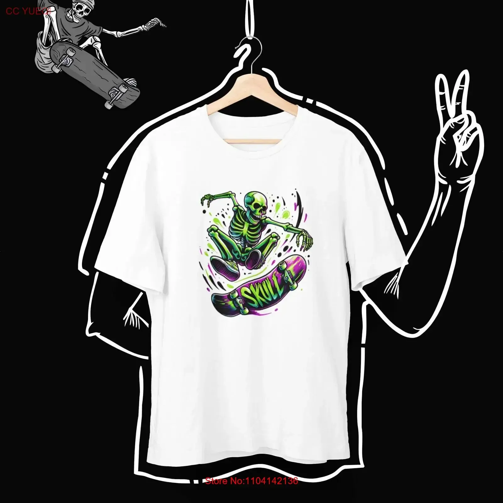 Skateboard T Shirt Skateboarder Skateboarders shirts Skating Skateboarding Tony Hawks vintage Washed graphic Casual Breathable