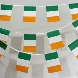 CZY Ireland String Flag Irish Flags Bunting St. Patrick's Day Hanging Ornament Holiday Decorations Party SuppliesHome Decor