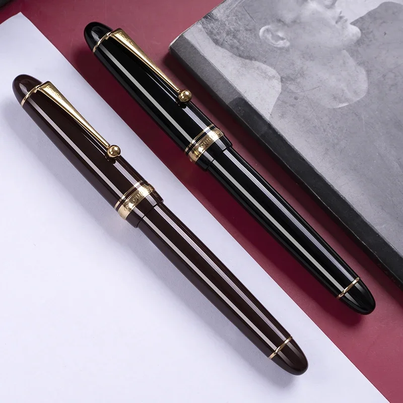 Caneta tinteiro japonesa PILOT 742 série personalizada ouro 14K no