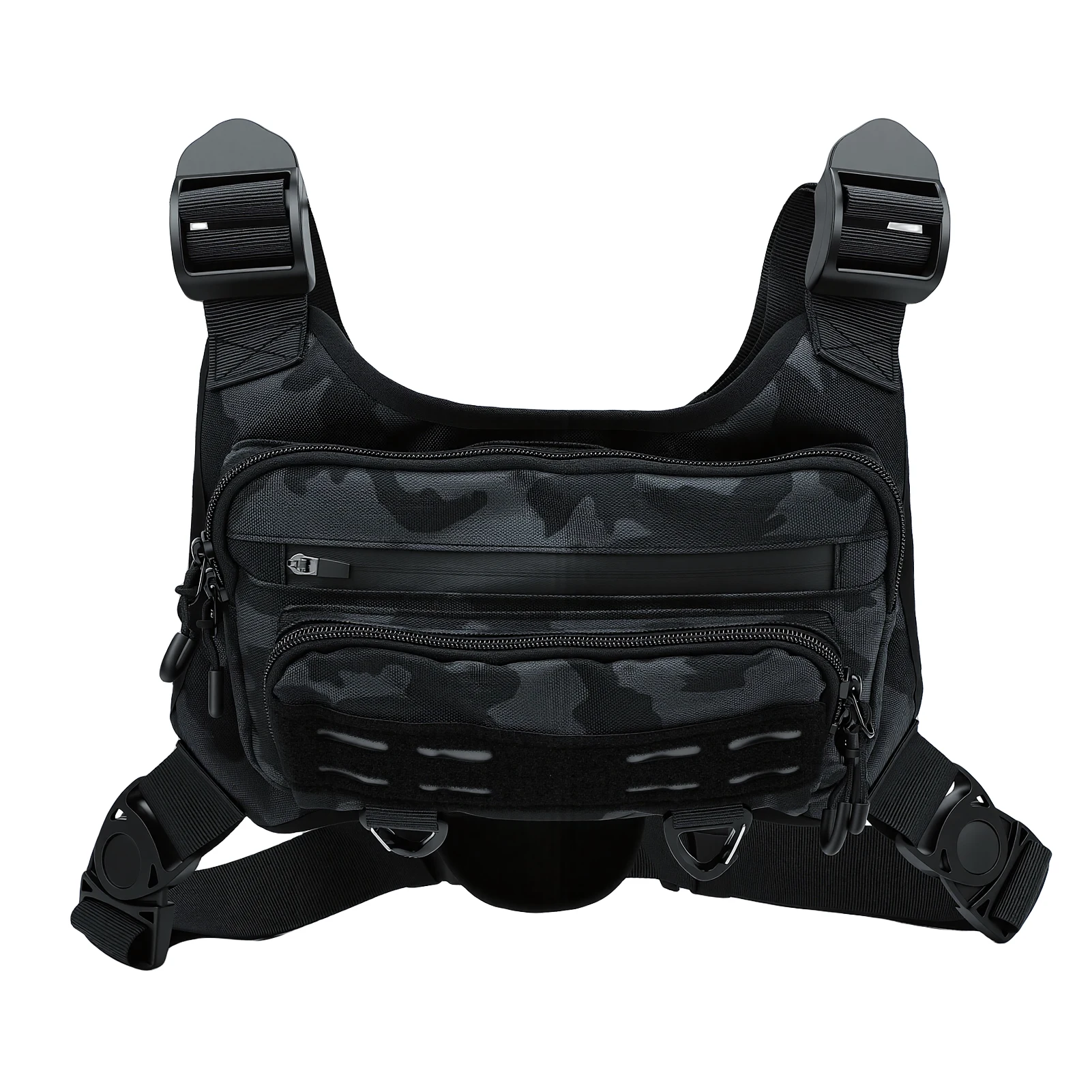 

Мужской спортивный жилет-рюкзак для походов, бега и альпинизма, портативный, регулируемый, большой вместимости, из дышащей быстросохнущей ткани