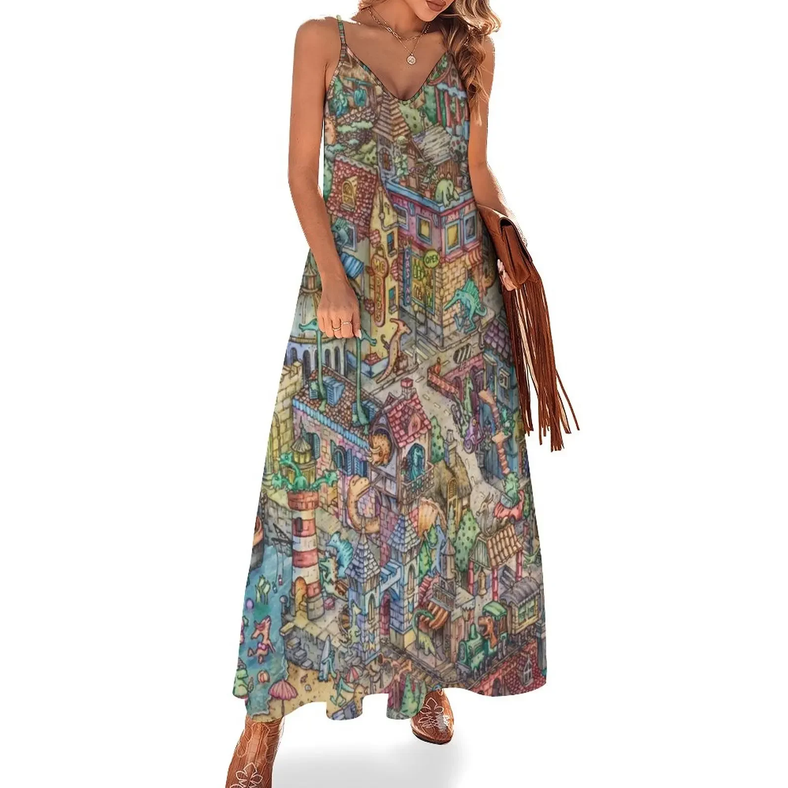 

DinoCity Sleeveless Dress sexy short dresses daring birthday dresses for women