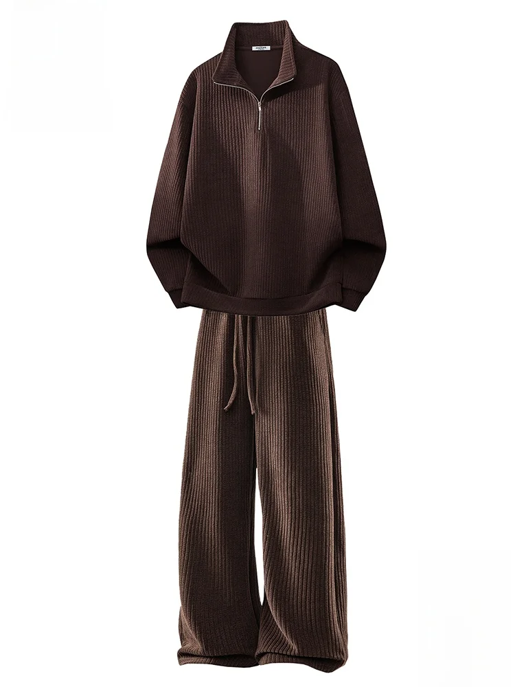 

PaulFrank Lazy Sle Men's Sweatirt And Loose Pants Sportswear Two-Piece Set Autumn Collection Long Sve Polyester Fiber