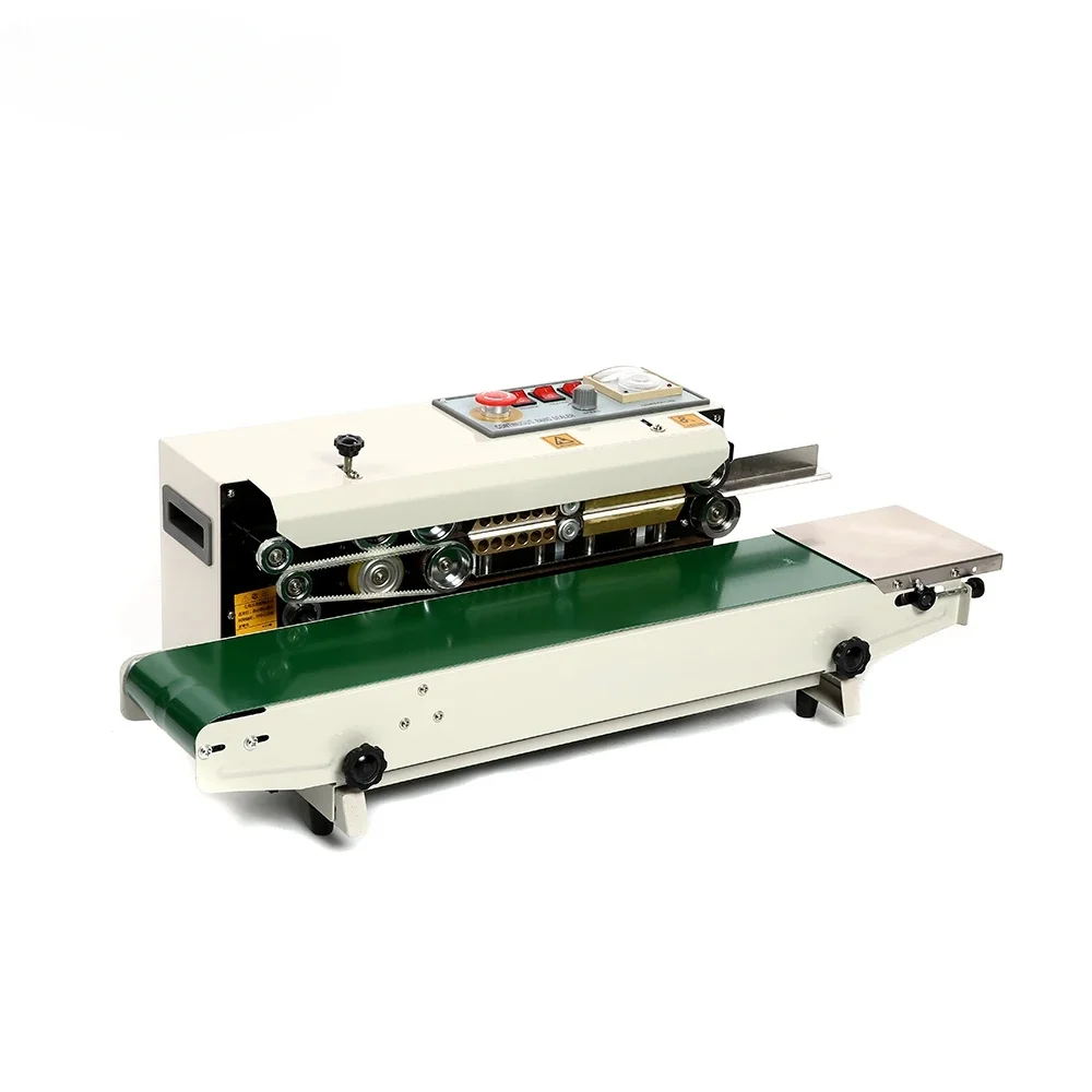 Semi automatic apparel plastic bag induction packaging heat sealing machine