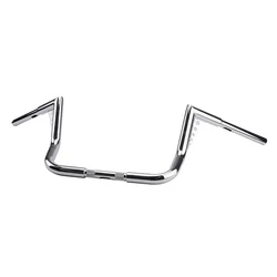 12'' Rise Fat Handlebar 1-1/4'' Tube Batwing Ape Bar For 86-22 Harley Touring Bagger Dresser Street /Electra Glide  Road King
