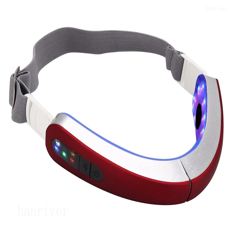 Facial Massager Electric Micro-Current Face Massager Hot Compress Therapy Face Slimming Instrument V Face Lifting Tools