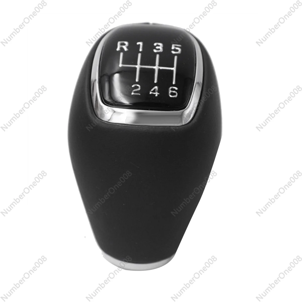 437112W200 Car 6 Speed Manual Leather Gear Shift Knob for Hyundai Santa Fe DM IX45 Sports 2012-2015 Car Accessories