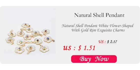 Natural Abalone Shell Pendant Flower shape Mother of Pearl Exquisite charms For jewelry making DIY Necklace accessories