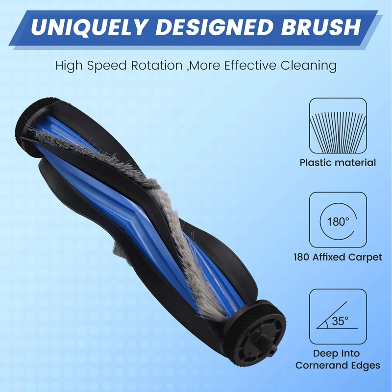 AU-For ECOVACS DEEBOT T50 PRO Vacuum Cleaner Main Roller Brush Replacement Spare Parts Accessories