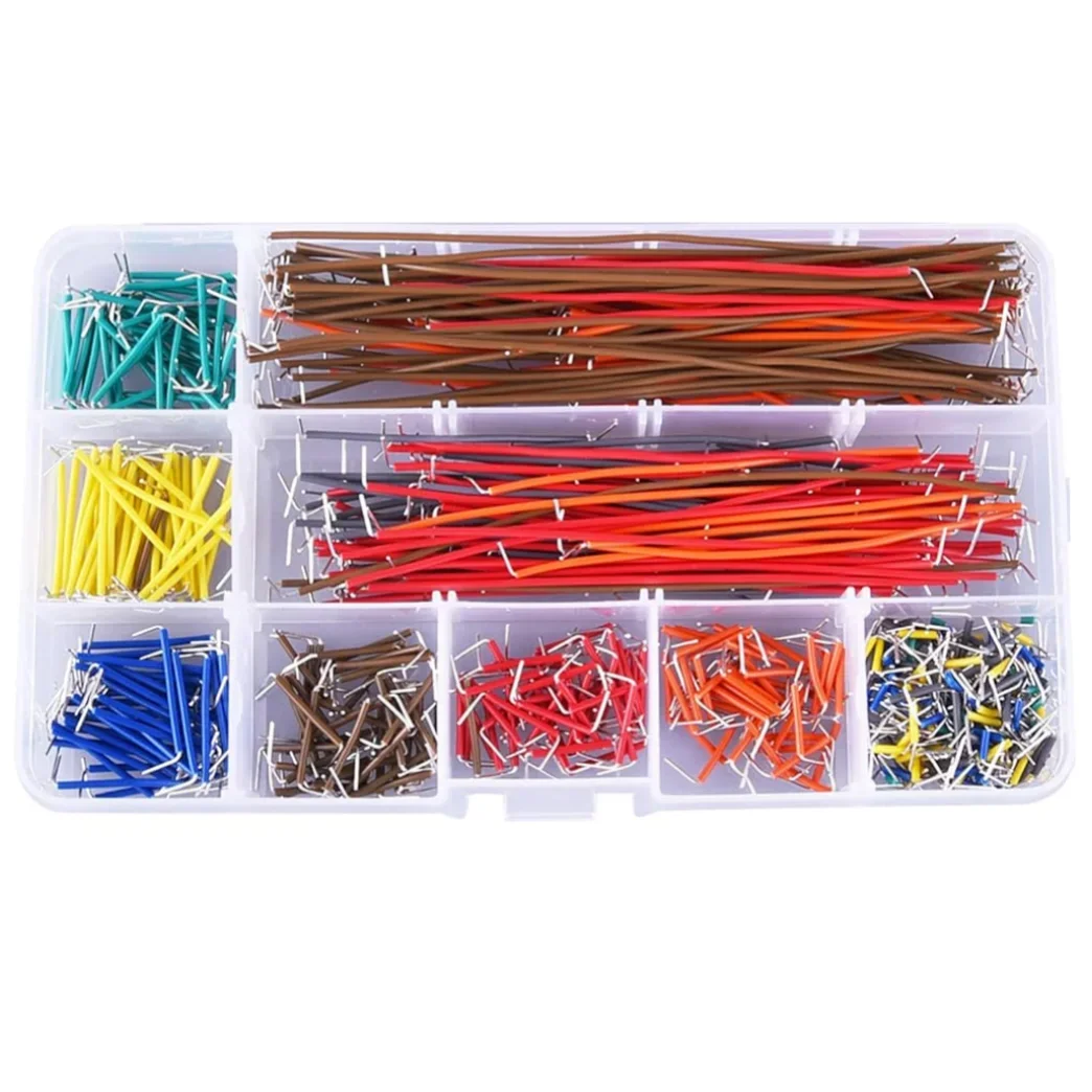 560 Pieces Jumper Wire Kit - Assorted Preformed 14 Lengths Breadboard Jumper Wires with Storage Box