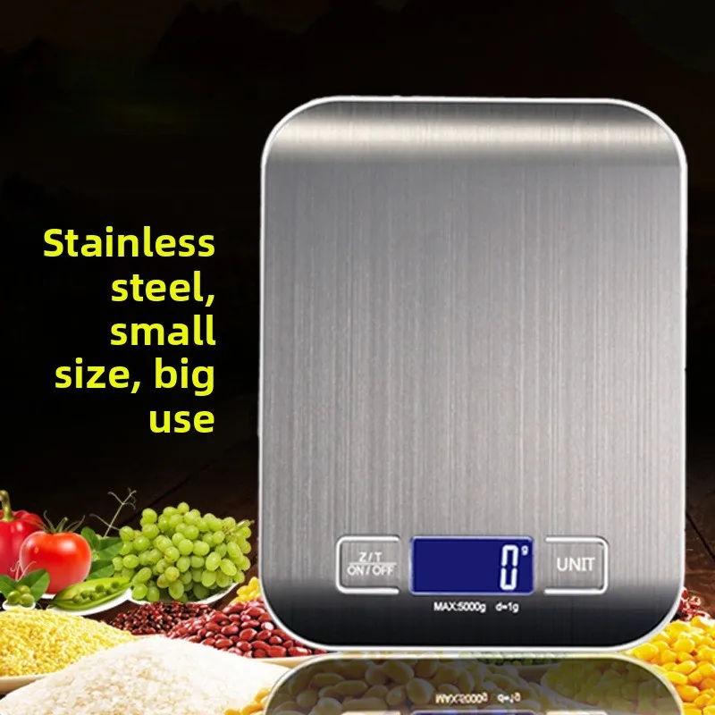 

Зарядные цифровые кухонные весы, светодиодный дисплей, панель из нержавеющей стали, электронные весы, домашние ювелирные изделия, инструменты для взвешивания еды, выпечки