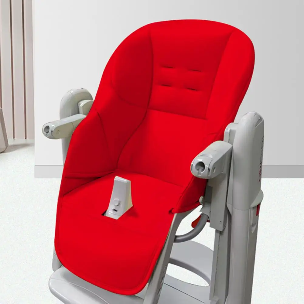 Scratch-resistant Chair Pad Baby Highchair Cushion Pad Faux Leather High Chair Cover Replacement Toddler Dining for Restaurant