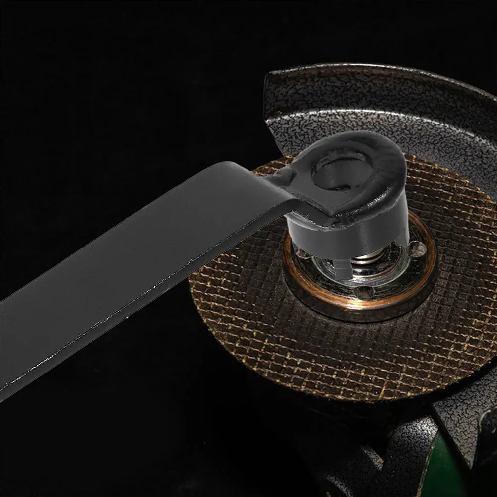 

2pcs Angle Grinder Wrench Steel Lock Nut Socket Pin Spanner Black Repair Tool Adjustable Longtime Use Practical