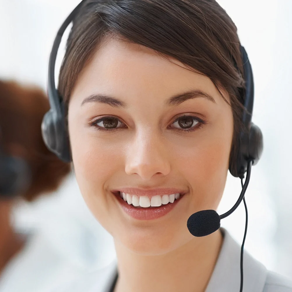 

10pcs Lapel Headset Microphone Windscreen Covers Mini Sponge Mic Shield For Speech Teaching Conference Ktv Replacement Accessory