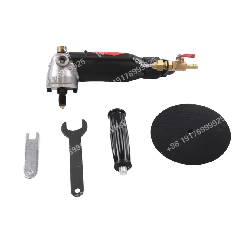 11000RPM 5Inch 125mm Sanding Disc Air Wet Pneumatic Polisher Sander Grinder for Stone
