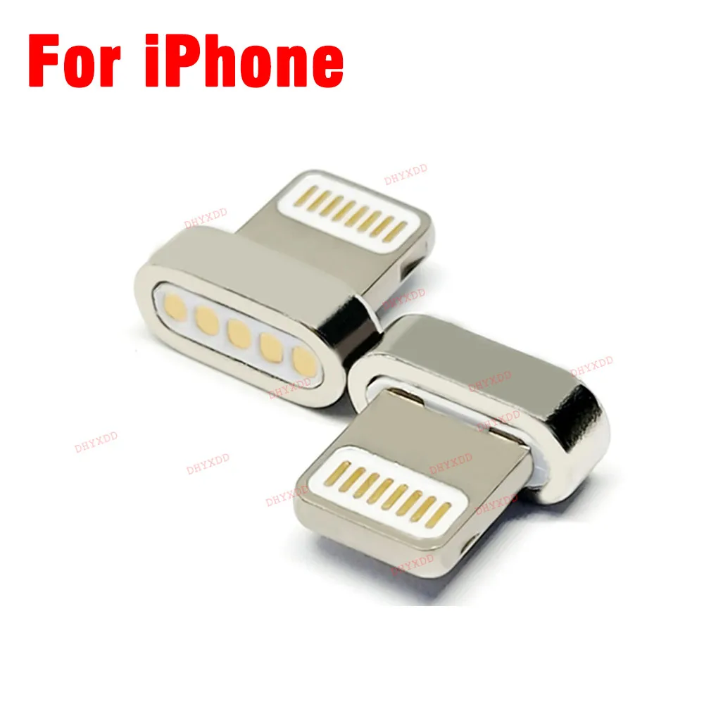 5Pin Micro USB Jack Charging Magnet Connector For Laptop tablet Phone Plug USB Cable Adapter Type C Magnetic Suction Female Base