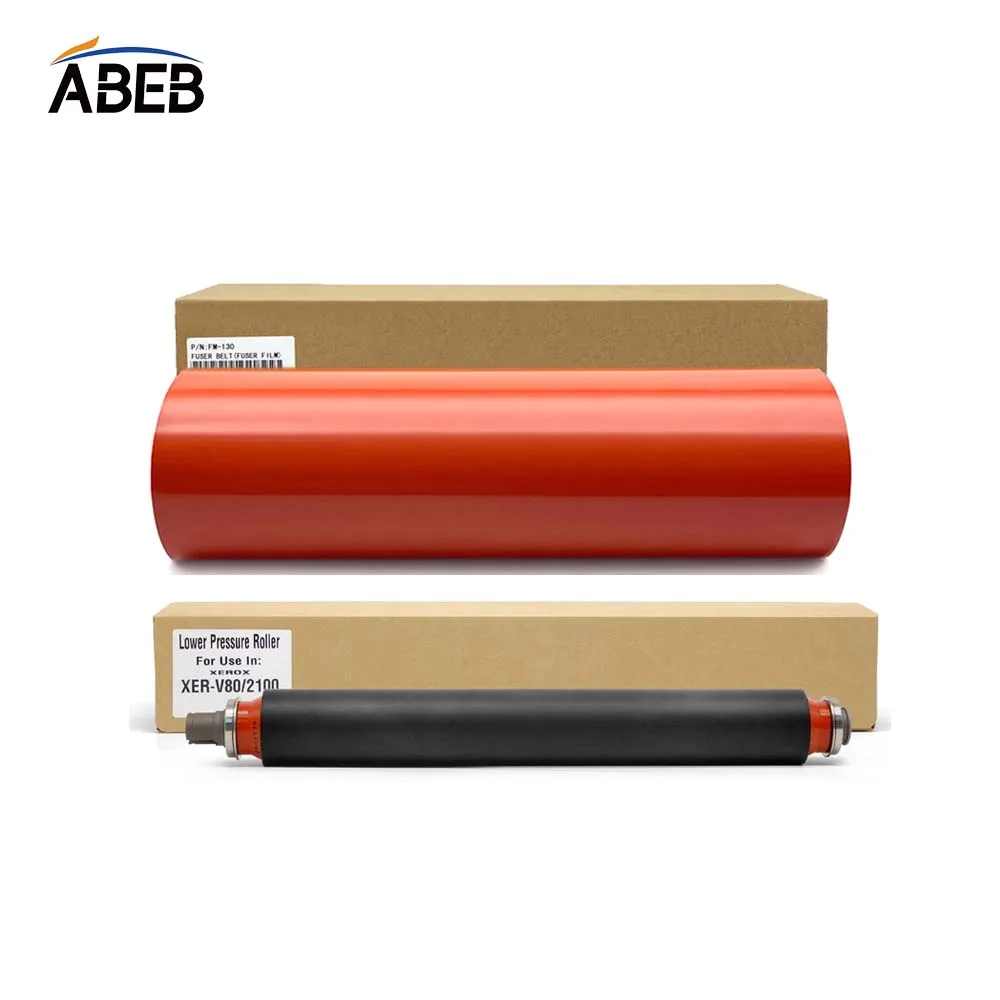 

1Set Fuser Film+Fuser Lower Roller For Xerox V80 V180 V170i 2100 3100 High Quality Long Life