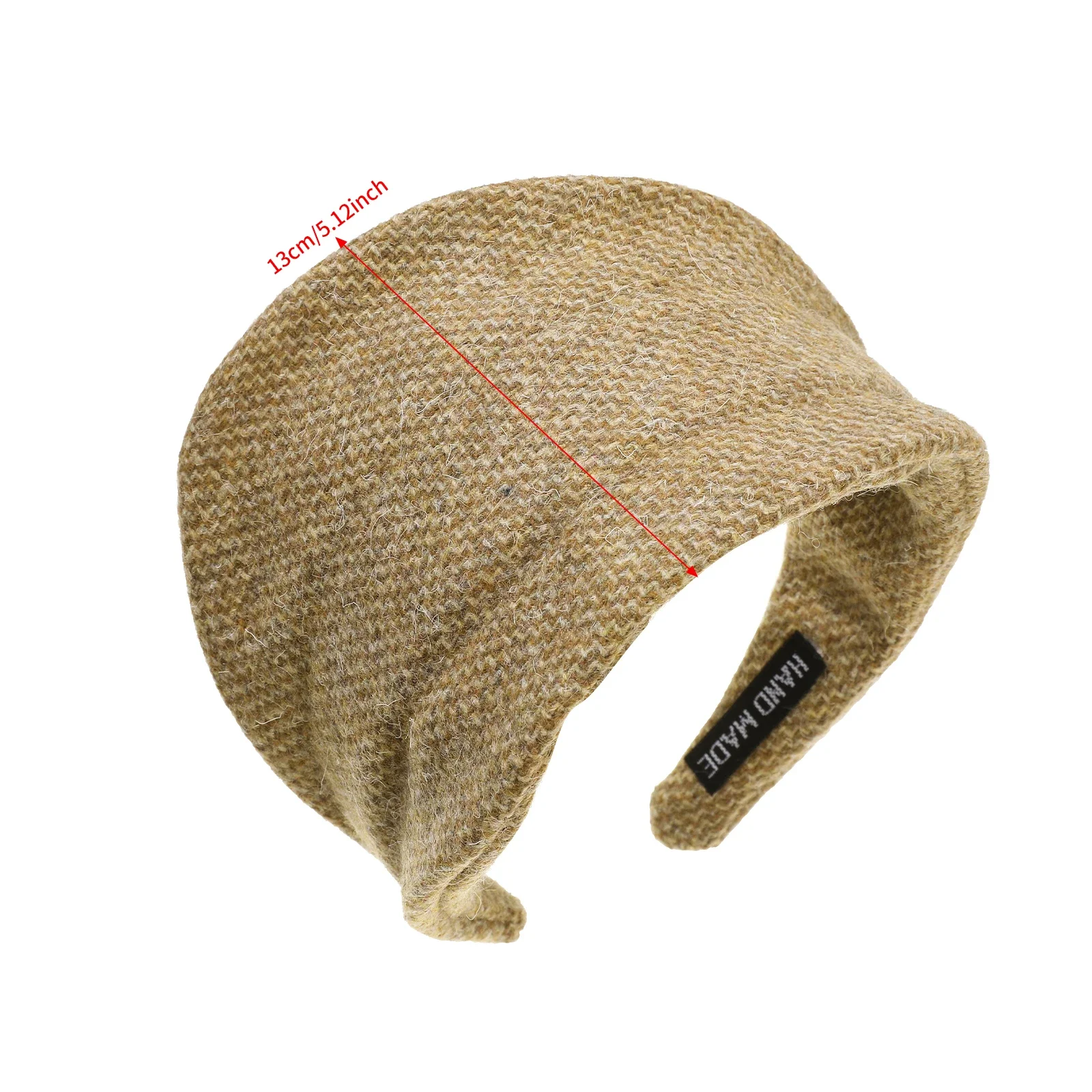 1 قطعة عقال واسعة الموضة أنيقة الشعر هوب هيرباند الخريف الشتاء سيدة عادية التسوق السفر خوذة الملحقات #5