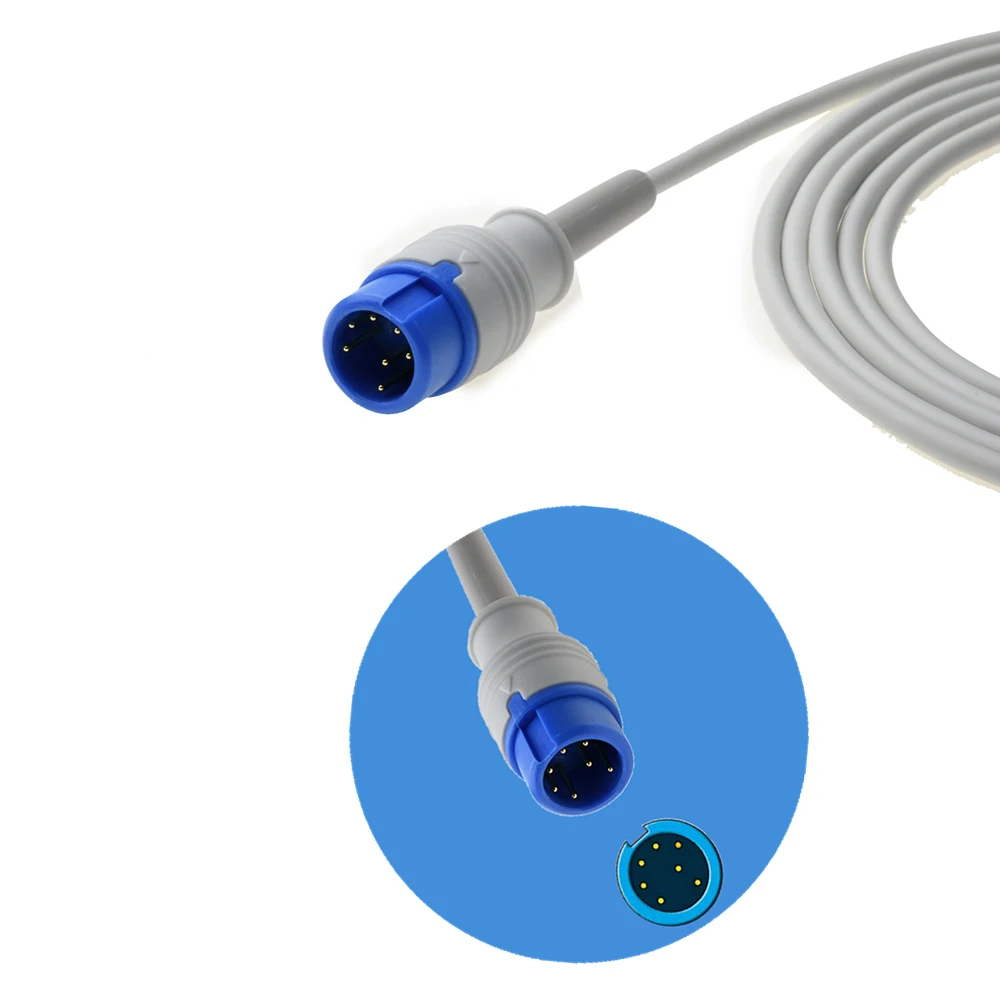 Compatible T5/T8 Patient Monitors, Reusable SPO2 Prob Sensor for Pulse Oximeter Blood Oxygen Saturation Data Monitoring