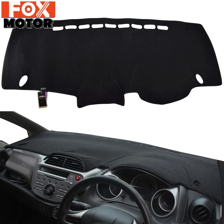 Xukey Dash Mat Dashboard Cover Dashmat Dash Board Cover Carpet For Honda Jazz 2009 - 2013 Fit Shuttle 2011 - 2014