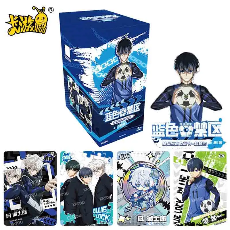 

KAYOU Genuine BLUE LOCK Card Beyond The Bag Isagi Yoichi Bachira Meguru Original Anime peripheral Collection Toy Children's Gift