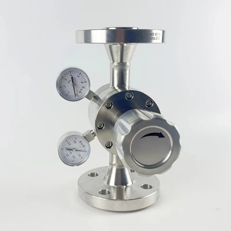 Cross-border Special Offers SS316 3000psi Inlet High Flow Flanged Pneumatic Regulator Pressure Regulator Valve