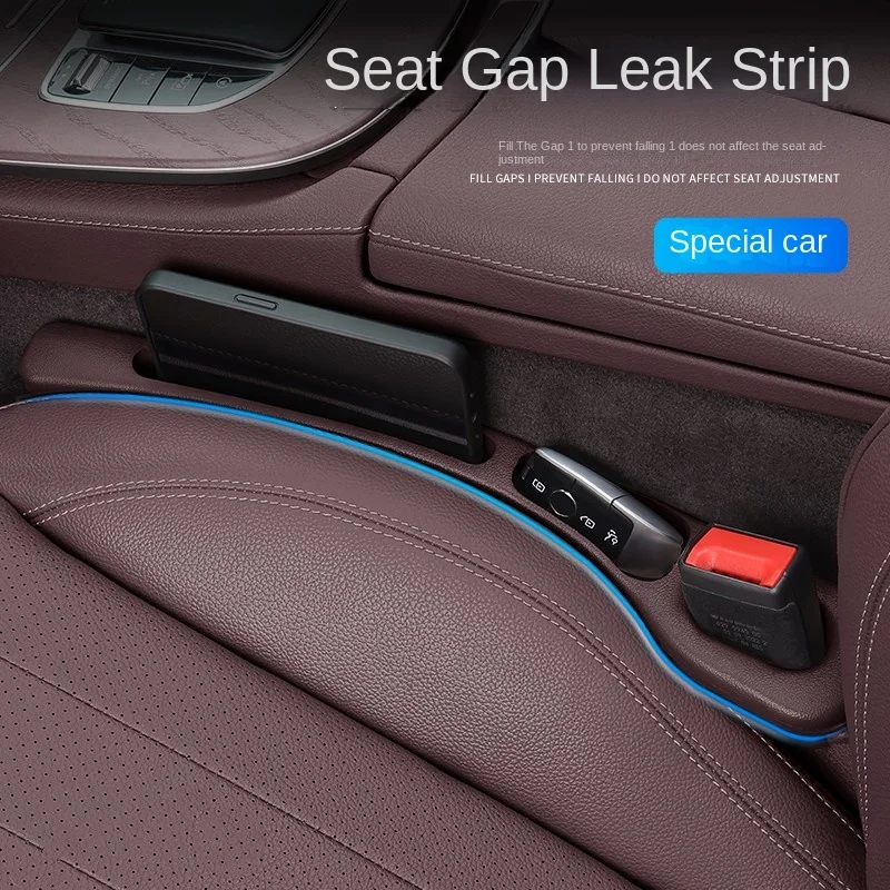 Car Center Console Seat Side Gap Storage Box Anti-Drop Filling Strip For Jeep Renegade 2015 2016~2019 2020 2021 2022 Accessories