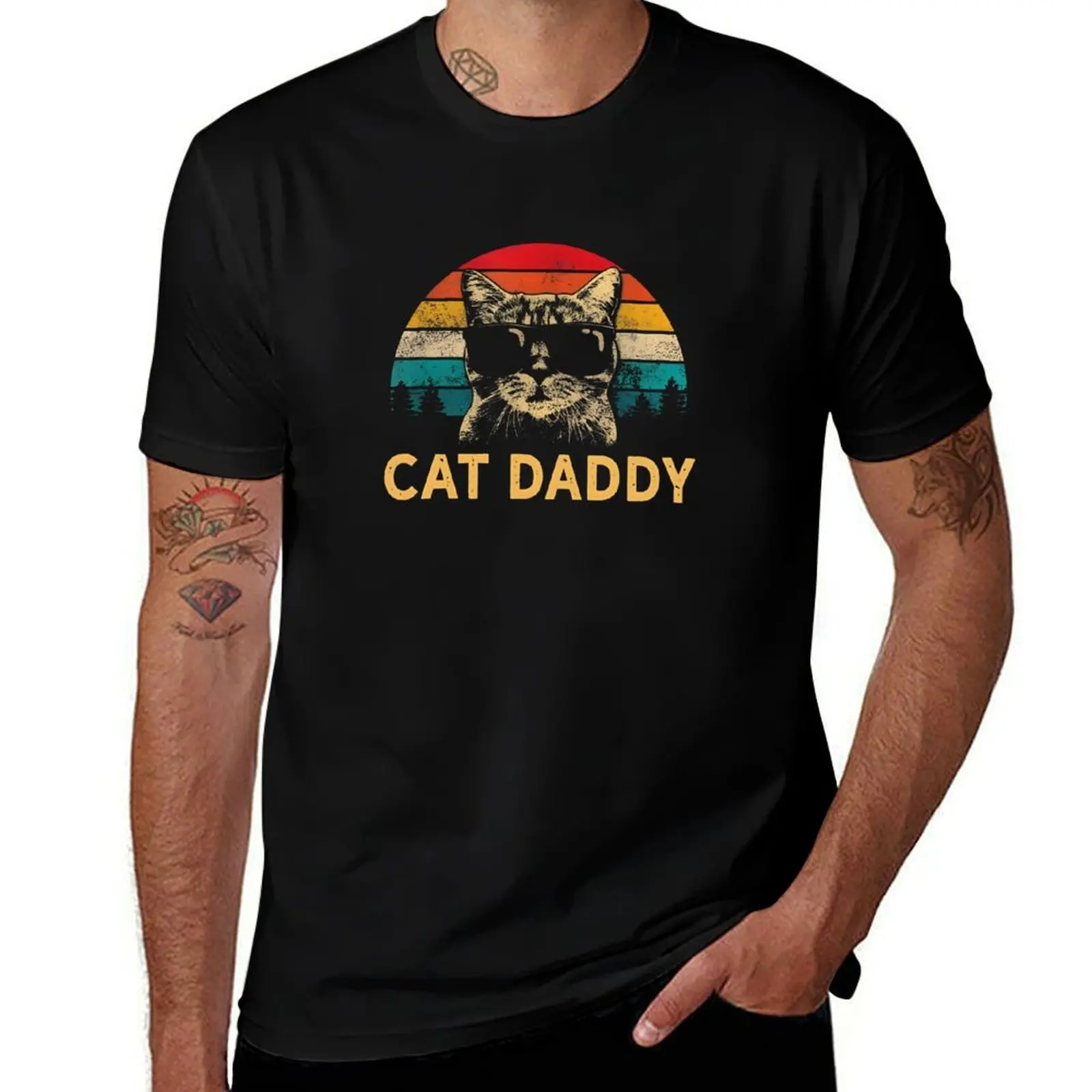 

Cat Daddy- Cat Lover T-Shirt plus size tops cotton man t-shirts T-shirts man vintage graphic tee mens graphic t-shirts funny