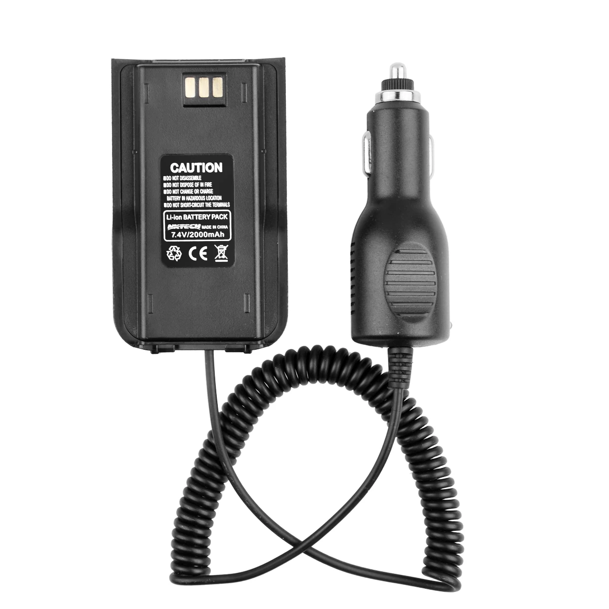 NKTECH-cargador de batería para coche, eliminador de batería de 12-24V para TYT, MD-380, MD-380GPS, GPS, MD-390, Radio móvil Digital, transceptor DMR