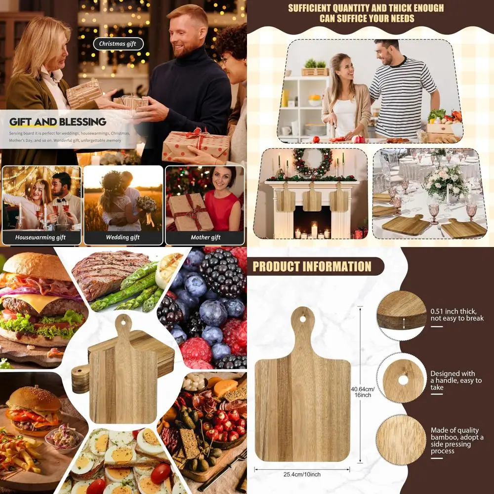 

Толстые деревянные разделочные доски для разделования, сервировки, бордюра, лазерной гравировки, идеальный день матери, свадьба, подарки на новоселье