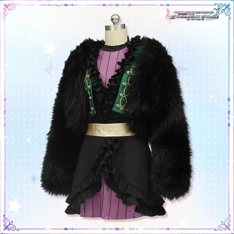 [Customized] Game THE IDOLM@STER Aketa Mikoto Cosplay Costume Game Suit Uniform Halloween Party Outfit