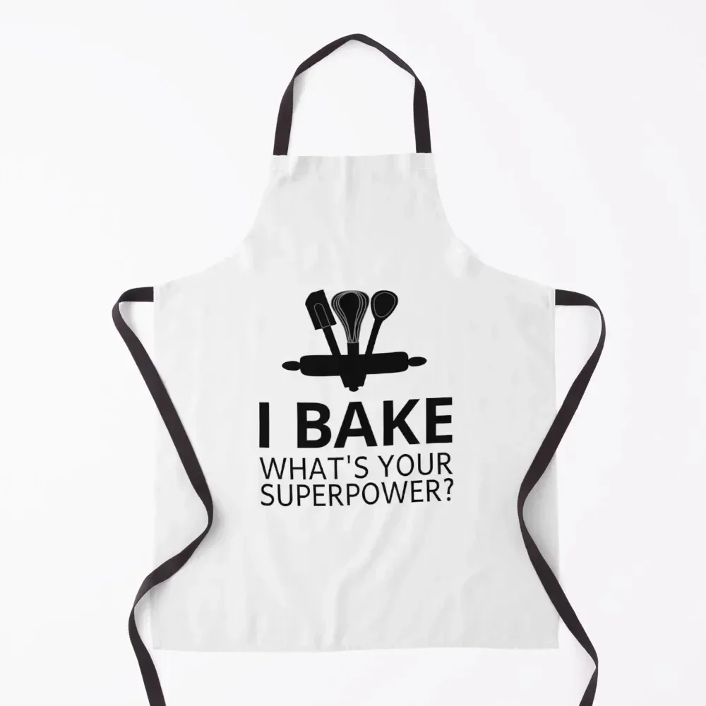 

I Bake What's Your Superpower Apron christmas kitchen Kitchens Men All For Kitchen And Home christmas decoration Apron