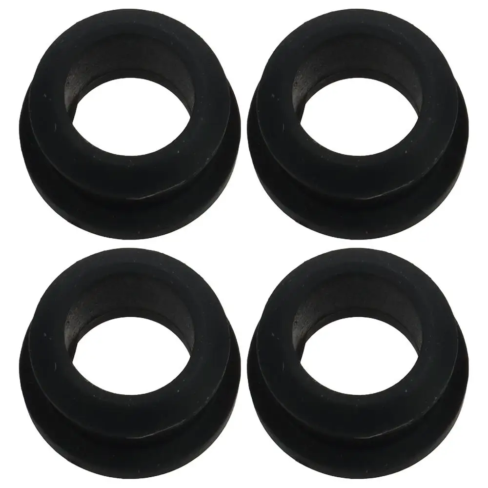 4 قطعة الحلقات المطاطية المستديرة أسود أبيض سيليكون المطاط سلك كابل ثقب التوصيل المطاط التوصيل ثقب جروميت صندوق كهربائي كابل الأنابيب