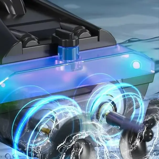 Barca RC Barche telecomandate Motoscafo ad alta velocità 2.4G Barca radiocomandata impermeabile Giocattolo acquatico Giocattoli da esterno per bambini Ragazzi