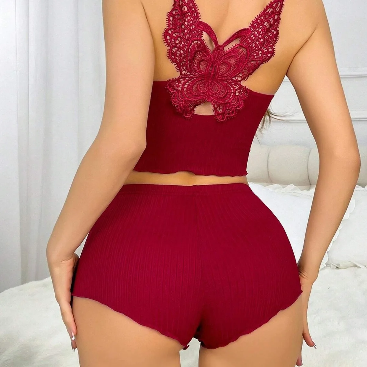 

Sexy Strap Sleepwear Women's Shorts Style Sleeveless Home Clothes Thin Spring Season Comfortable Home Fashion Women's Nightgown
