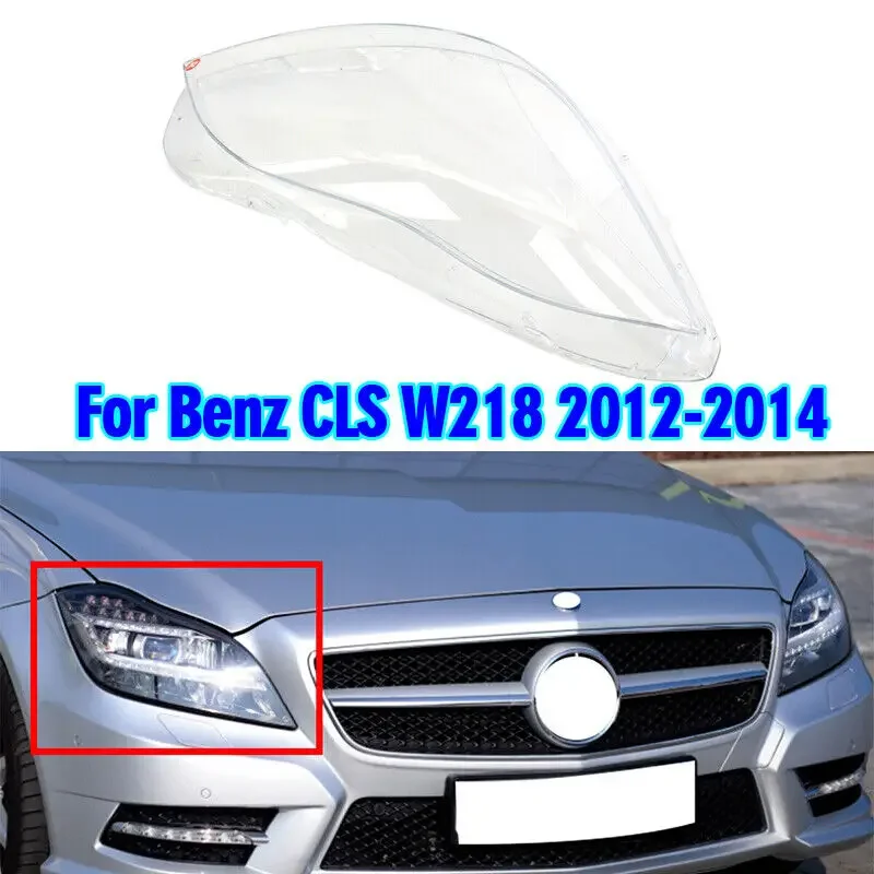 Clear Lamp Shell Right Fit For Benz CLS W218 2012-2014 Headlight Lens Cover