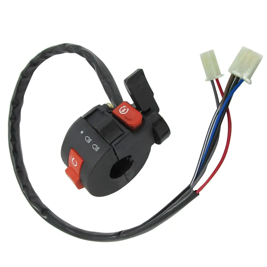

3 Function Left Switch Black Plastic Motorcycle Handlebar Control for ATV 110cc Quad 50cc 70cc 90cc 125cc