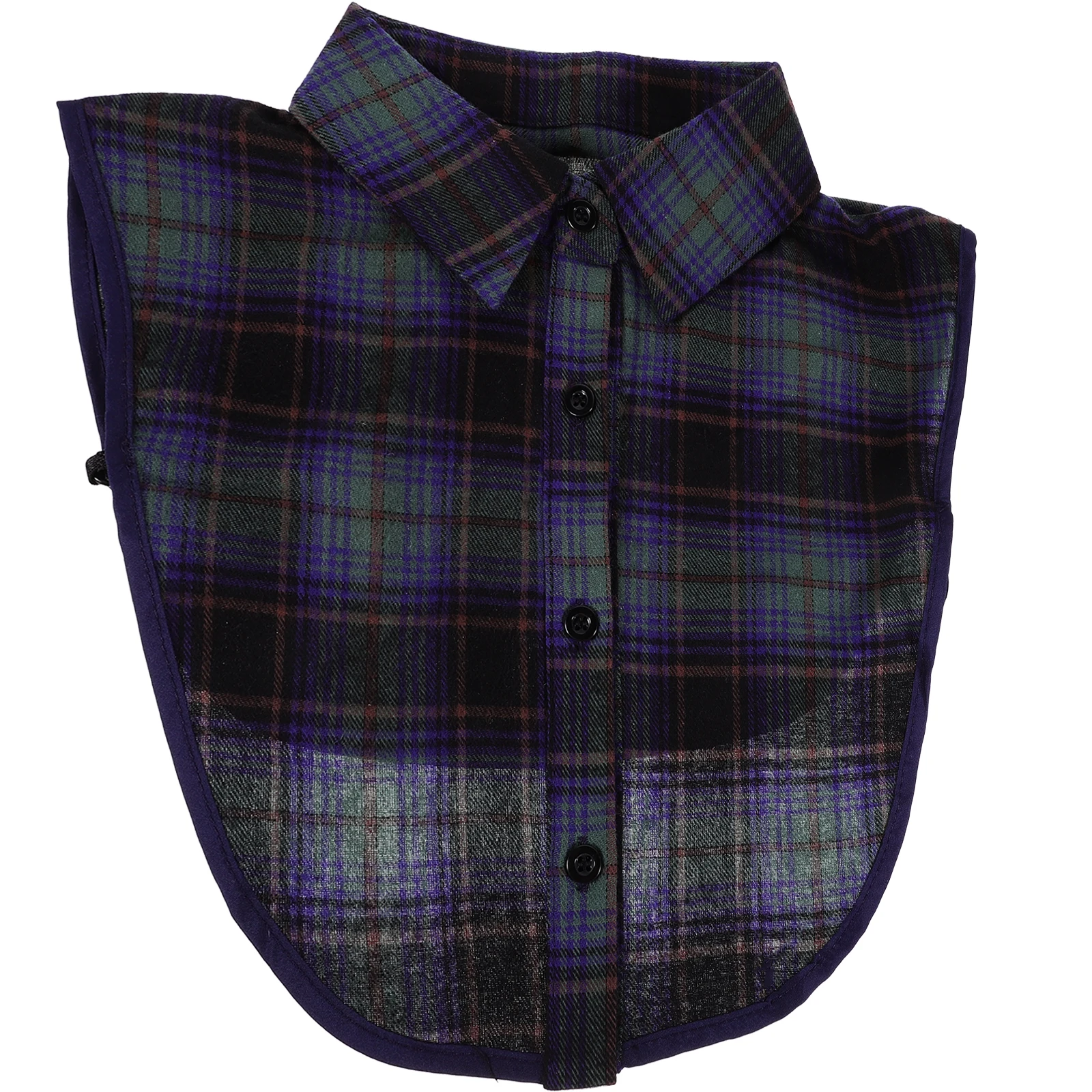

Fake Collar Cotton Detachable Shirt Half Half Shirts Fake Collar Shirts Insert Faux Reusable Washable Match Coat Sweater